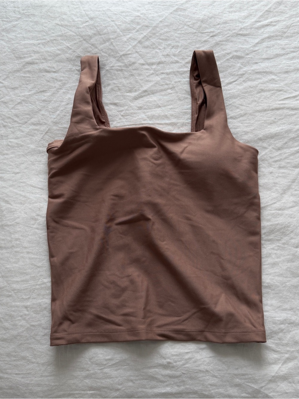YPB Abercrombie & Fitch Brown Square-Neck Tank Top